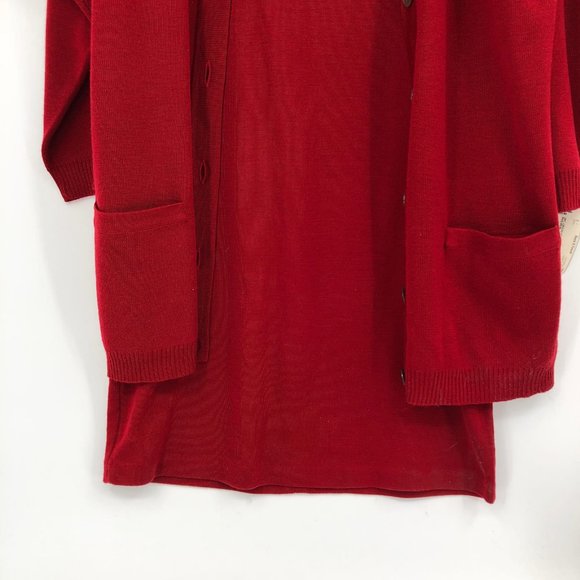 Preview Collection Red Sweater Dress | Stylish Pullover - Picture 5 of 5